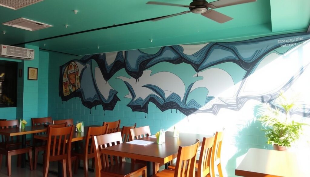 fasilitas restoran yang nyaman